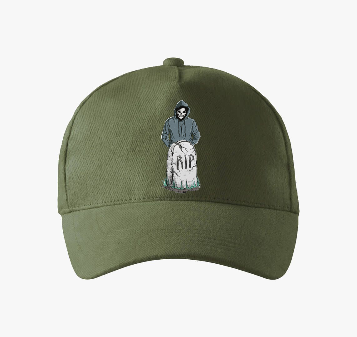 Gyászoló halál baseball sapka — Khaki