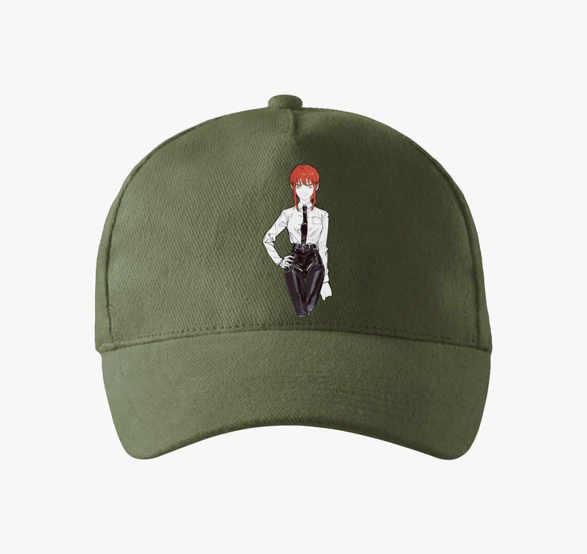 Chainsaw Man Makima baseball sapka — Khaki
