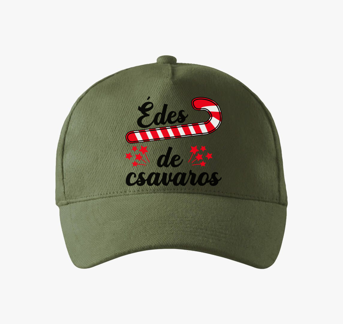 Édes de csavaros baseball sapka — Khaki
