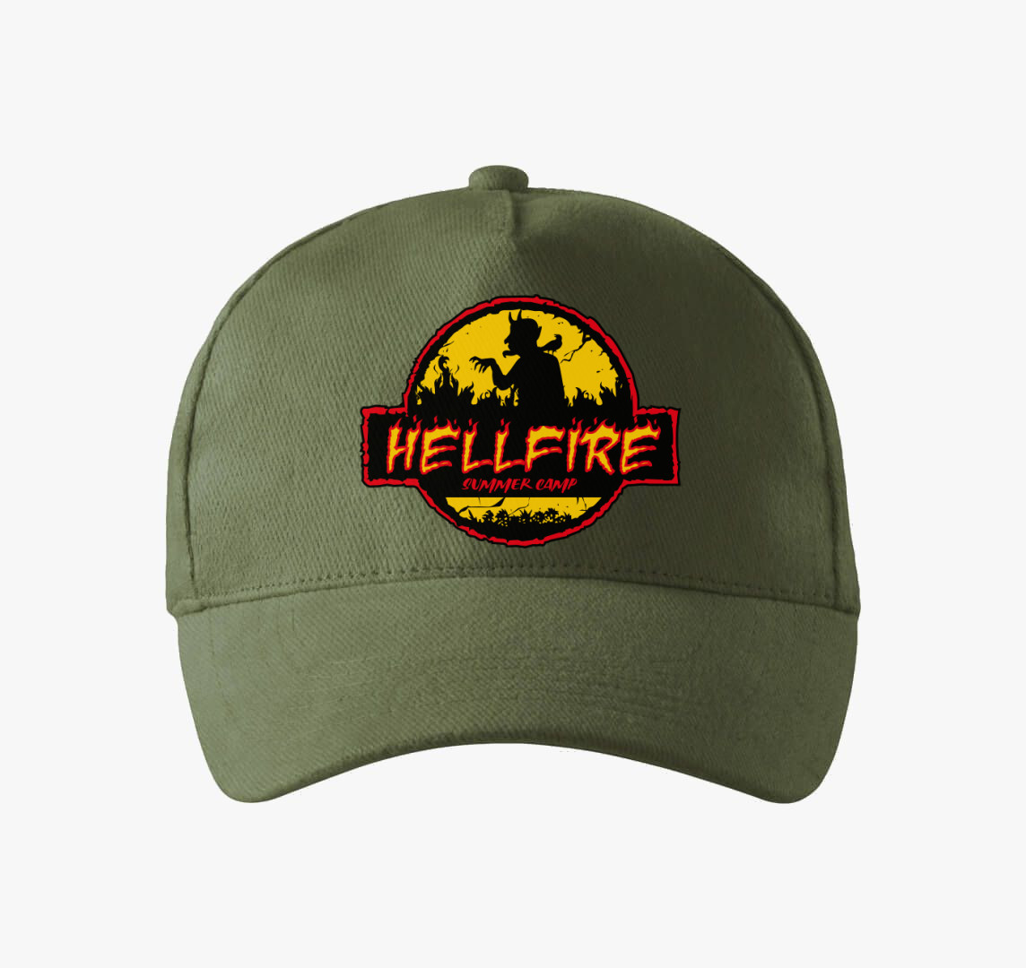 Hellfire summer camp baseball sapka — Khaki