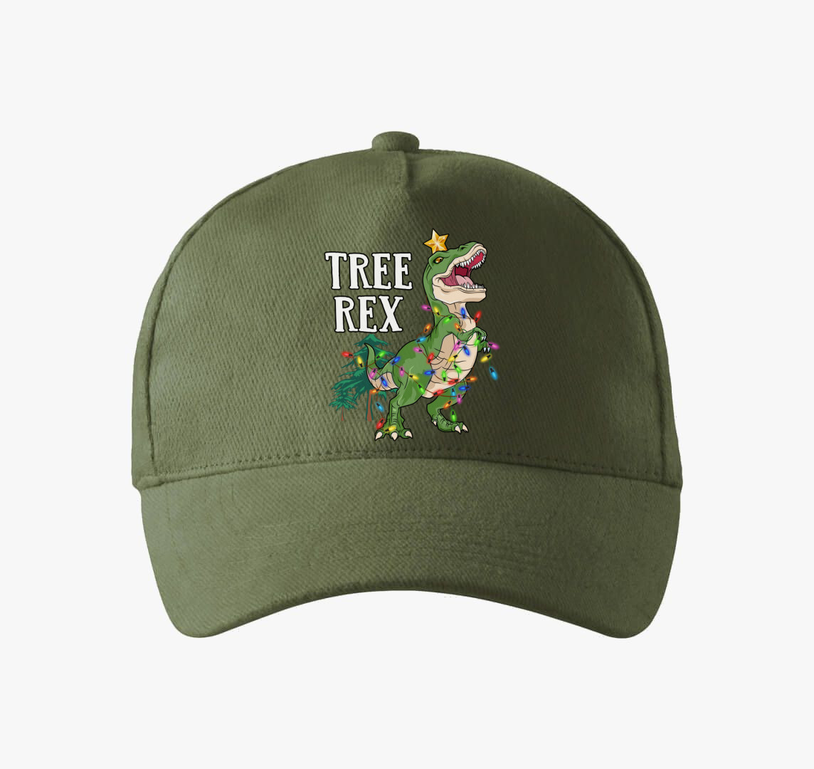 Tree Rex karácsonyi baseball sapka — Khaki