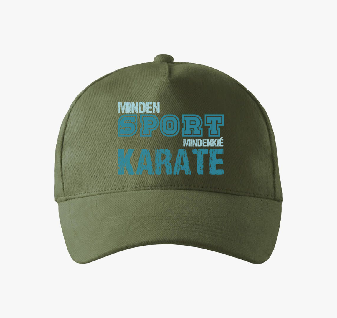 Minden sport karate baseball sapka — Khaki