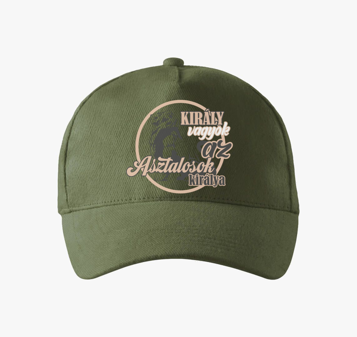 Király vagyok asztalos baseball sapka — Khaki