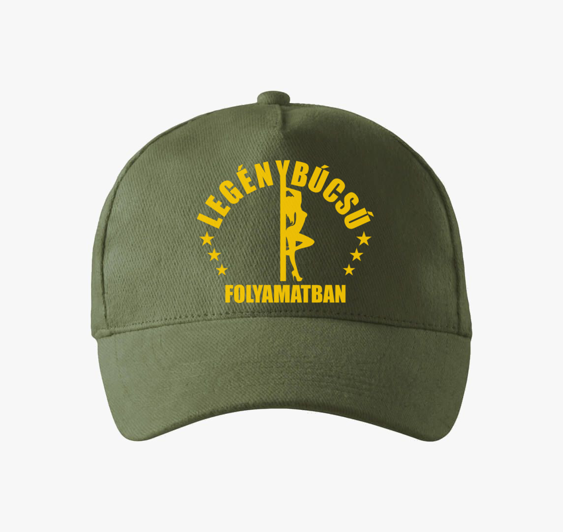 Legénybúcsú folyamatban sztriptízes baseball sapka — Khaki