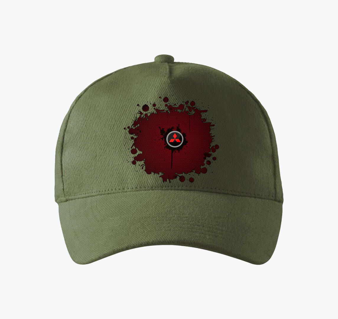 Mitsubushi mintájú baseball sapka — Khaki