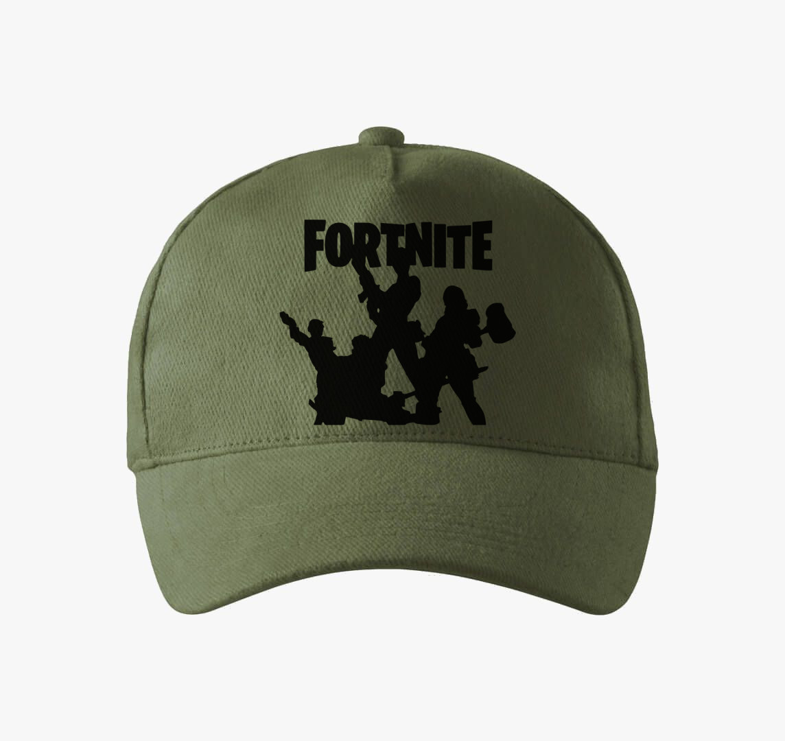 Fortnite 3 mintájú baseball sapka — Khaki