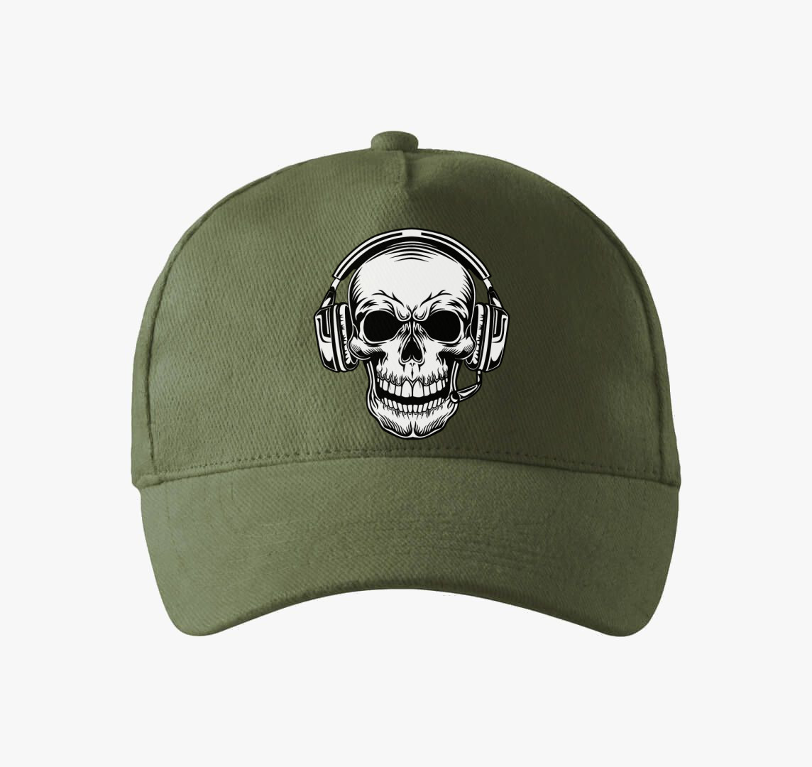 Skull koponya 3 baseball sapka — Khaki