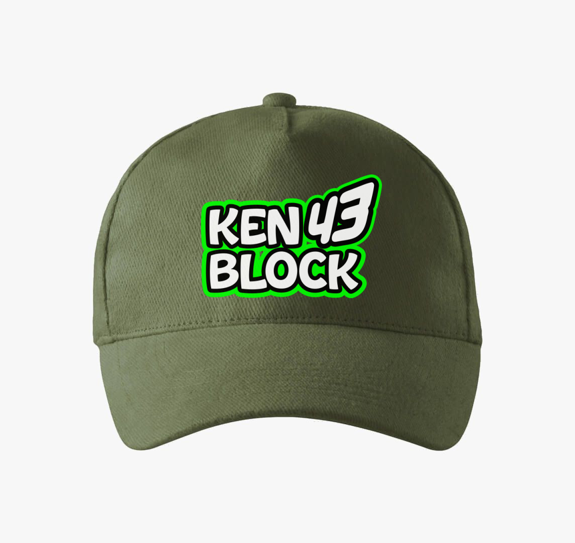 Ken Block 43 baseball sapka — Khaki