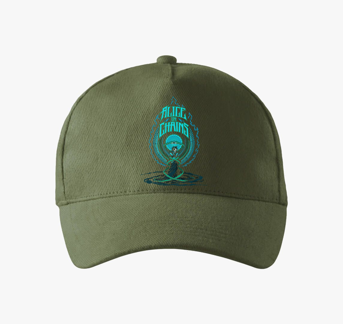 Alice in Chains baseball sapka — Khaki