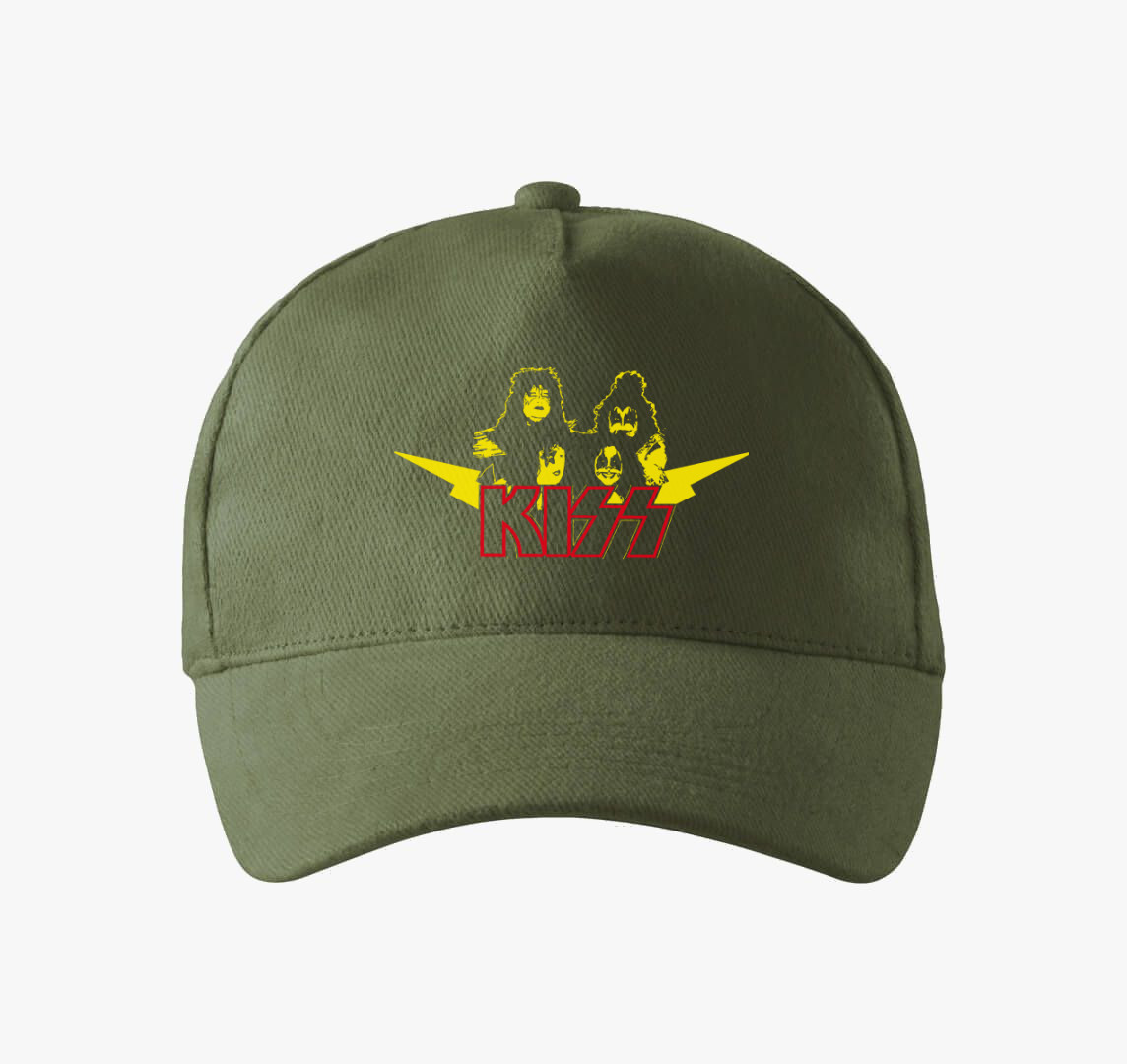 Kiss baseball sapka — Khaki