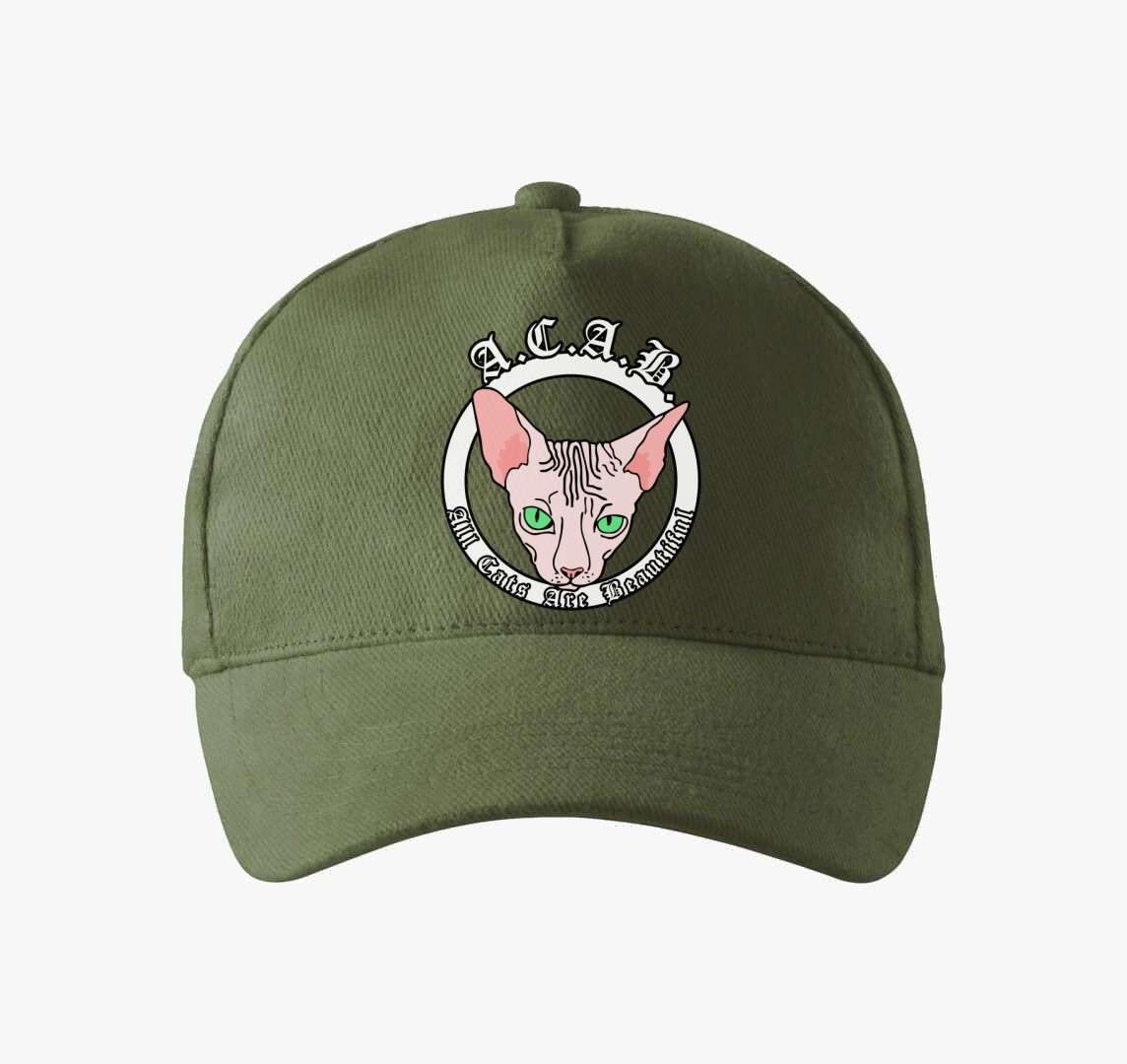 A.C.A.B. - All Cats Are Beautiful baseball sapka — Khaki