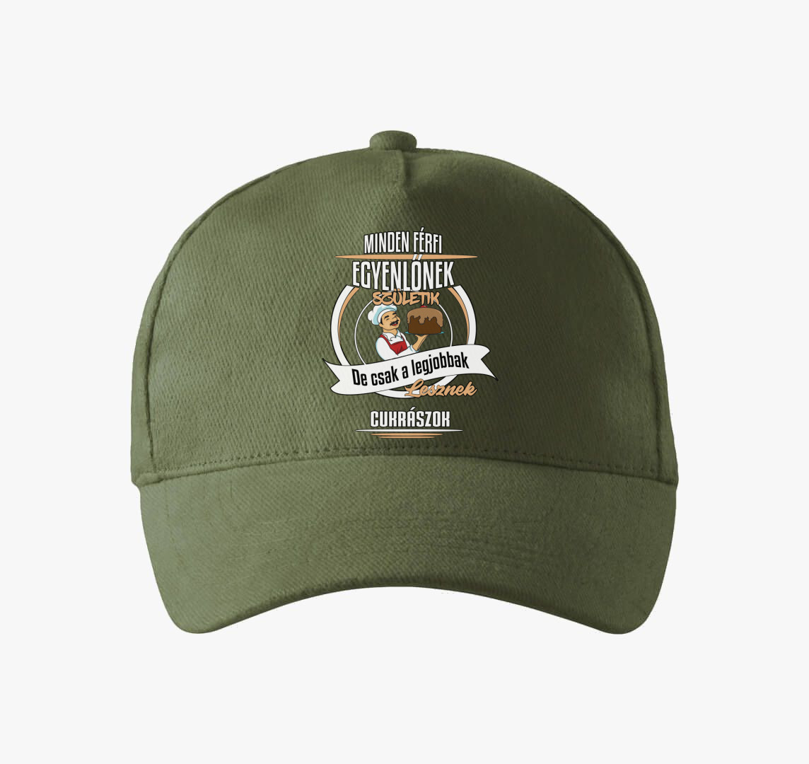 A legjobbak lesznek cukrászok baseball sapka — Khaki