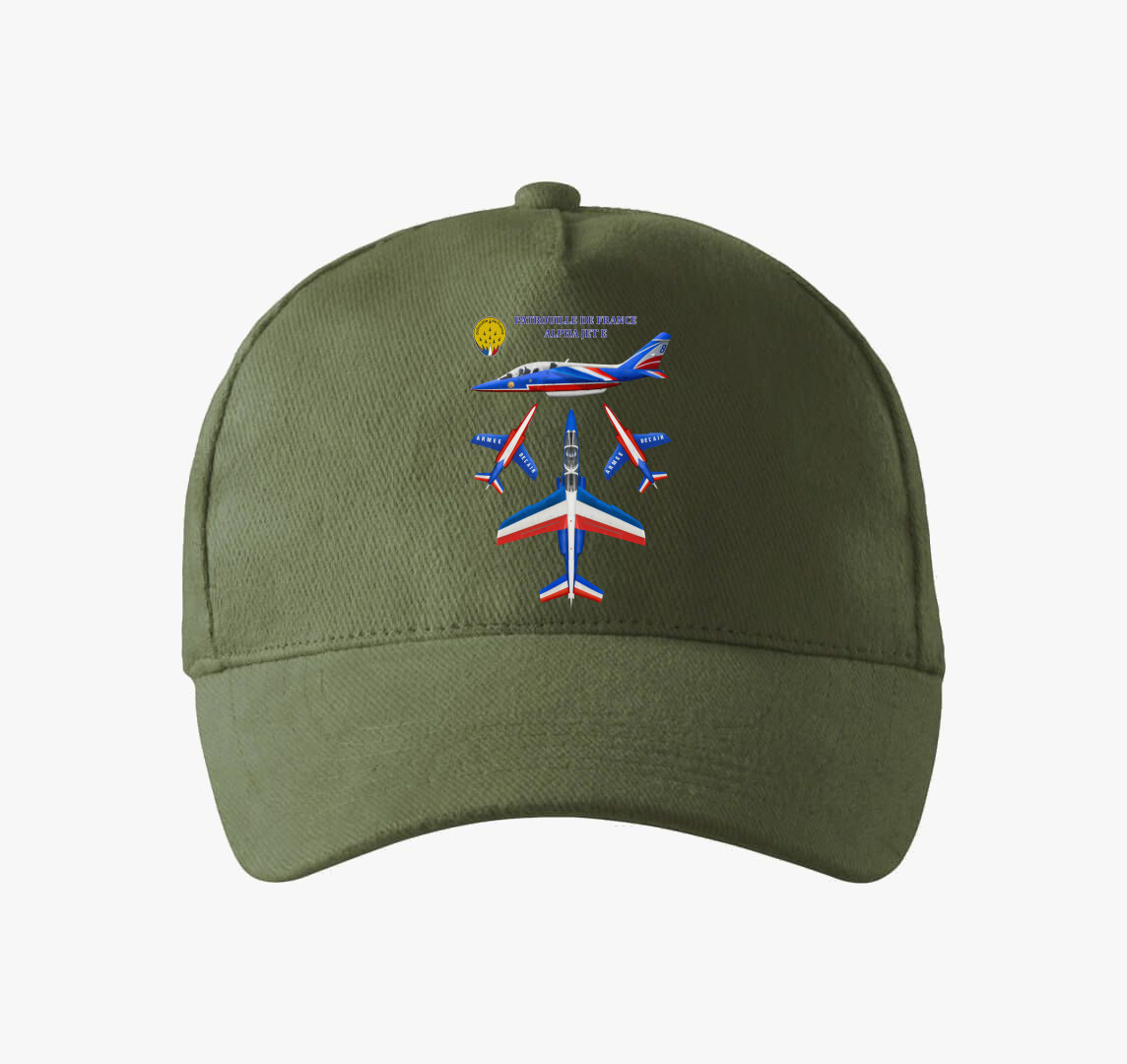 Patrouille De France 2 baseball sapka — Khaki