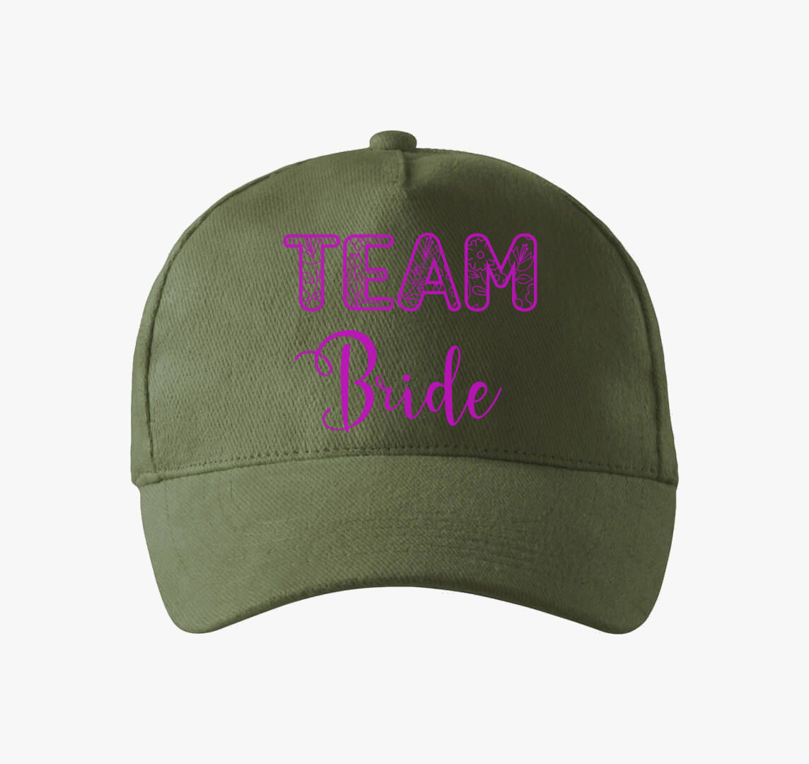 Team Bride baseball sapka — Khaki