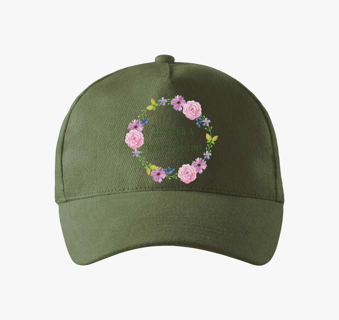 Keresztszülő baseball sapka — Khaki