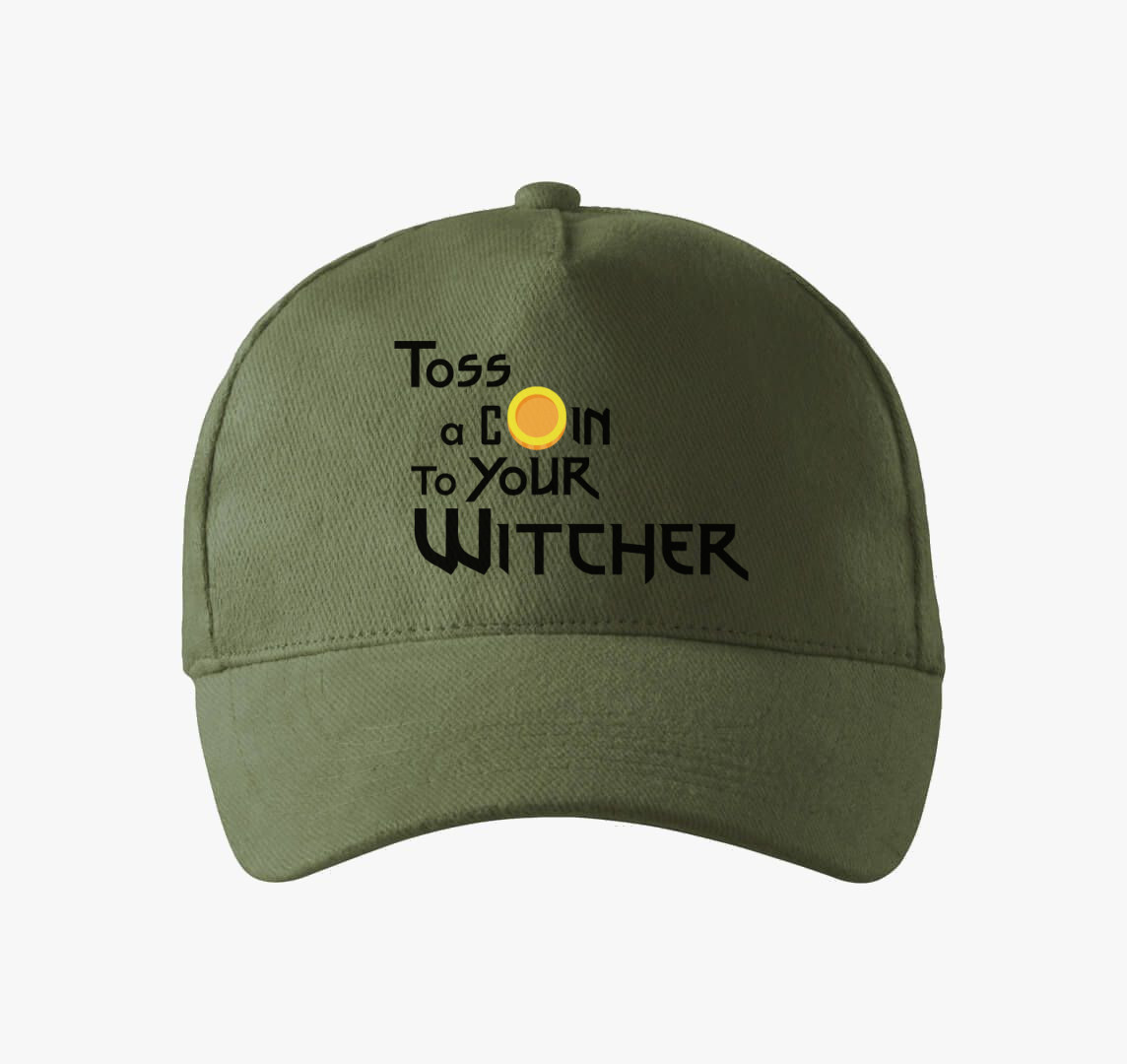 Toss a coin to your Witcher baseball sapka — Khaki