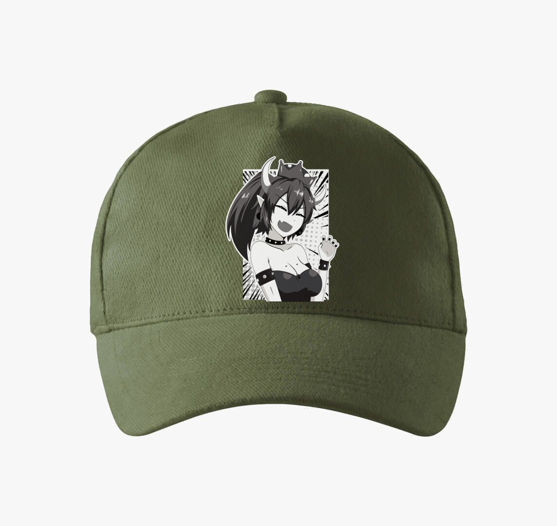 Bowsette for Queen baseball sapka — Khaki