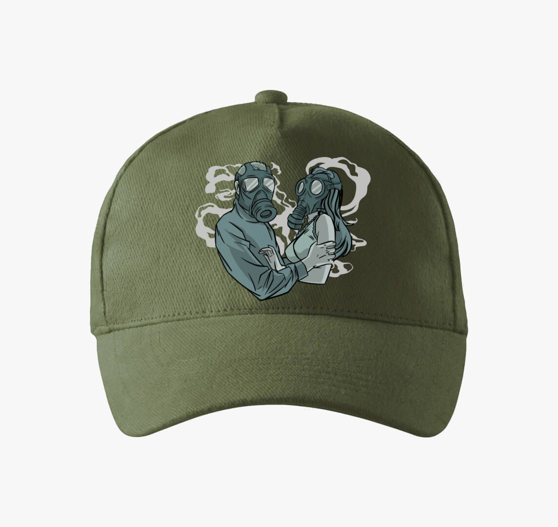 Anti-social Love baseball sapka — Khaki