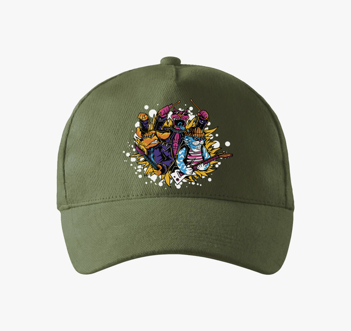 Animal Rocks baseball sapka — Khaki
