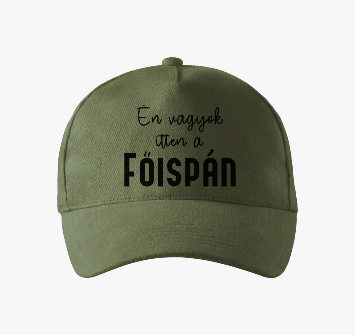 Én vagyok itten a főispán baseball sapka — Khaki