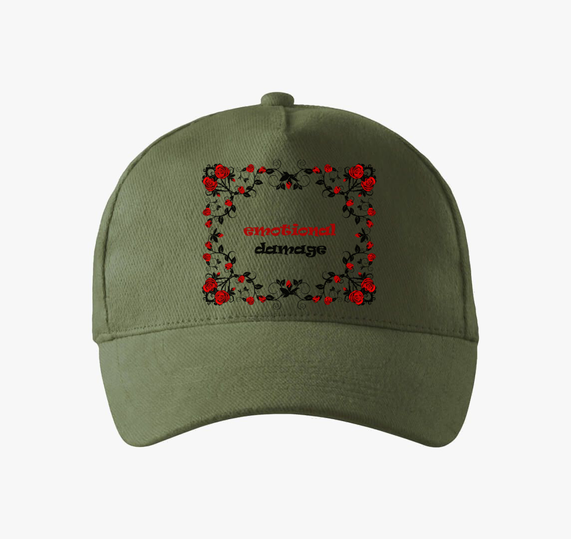 Emotional damage baseball sapka — Khaki