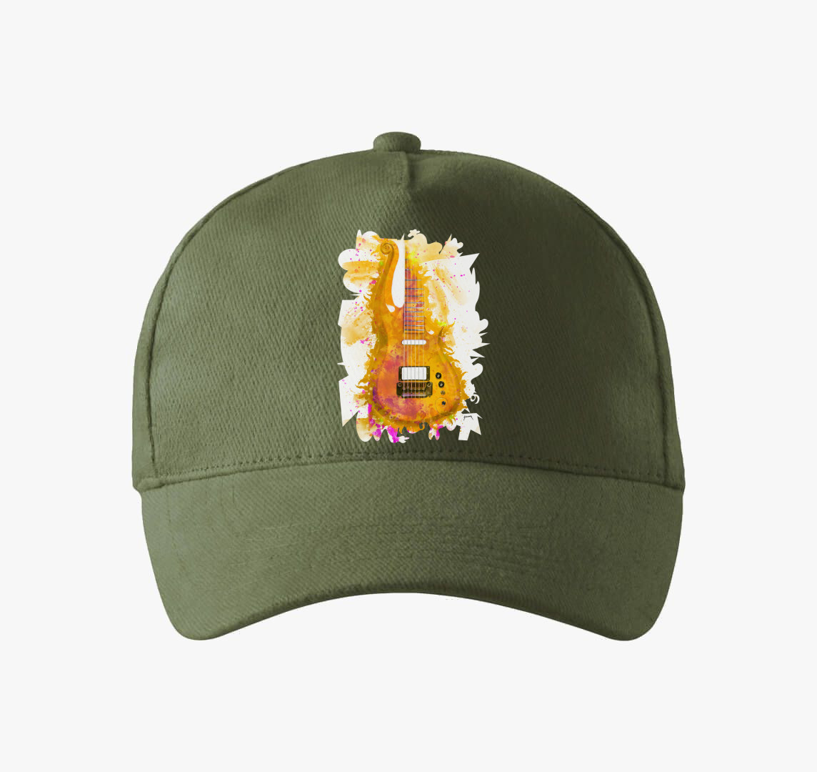 Prince gitár baseball sapka — Khaki
