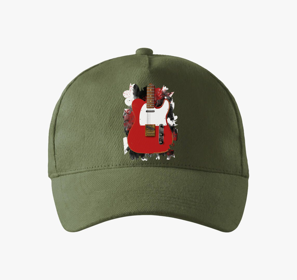 Muddy Waters gitár baseball sapka — Khaki