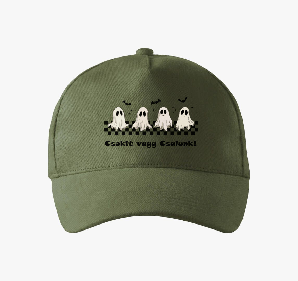 Csokit vagy csalunk baseball sapka — Khaki