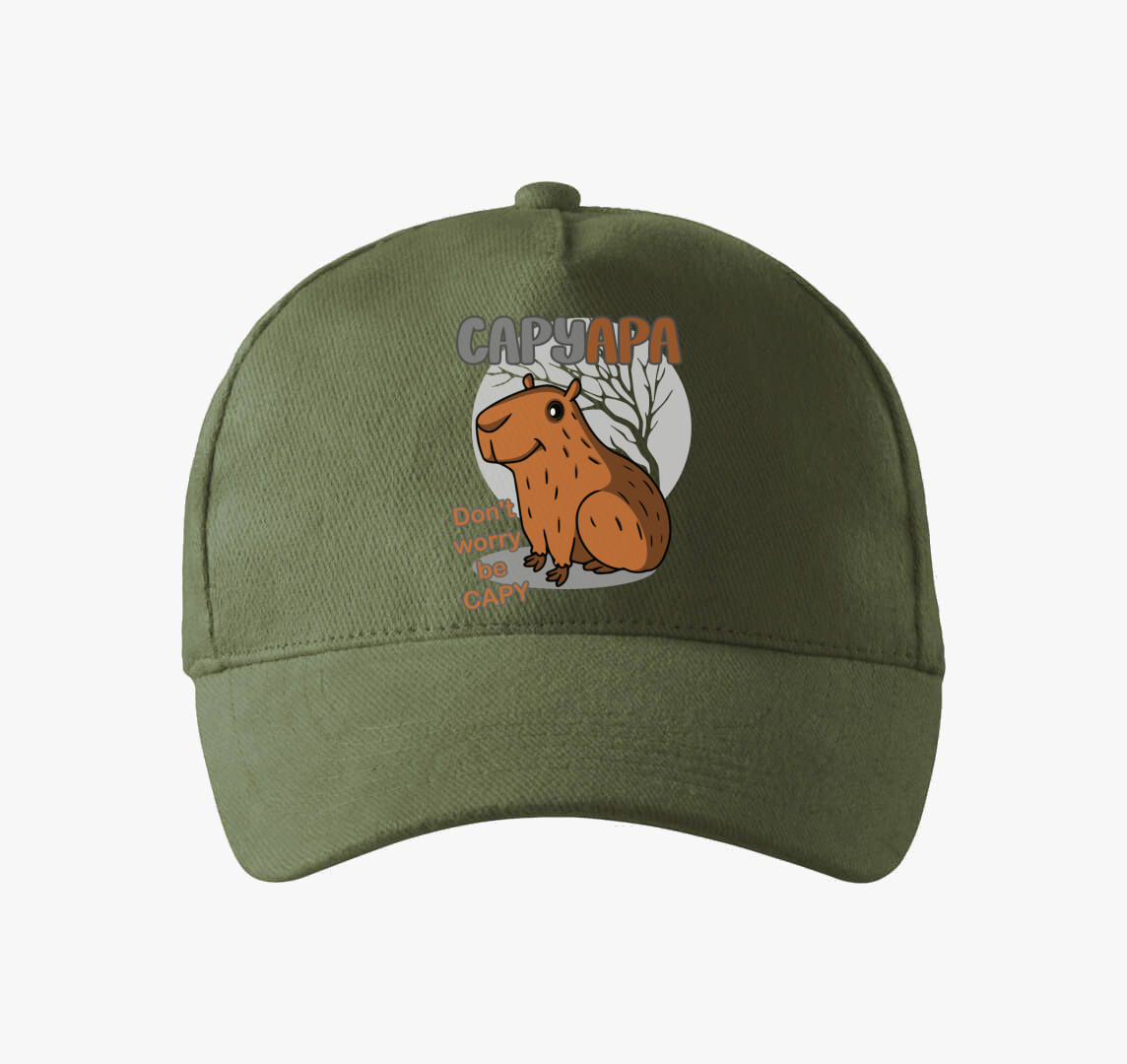 CapyApa baseball sapka — Khaki