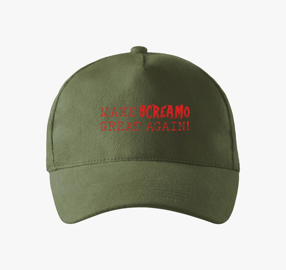 Make Sreamo Great Agan! baseball sapka — Khaki