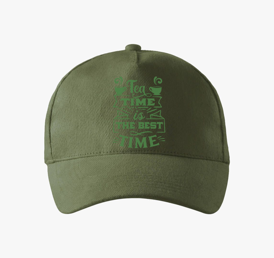 Tea time baseball sapka — Khaki