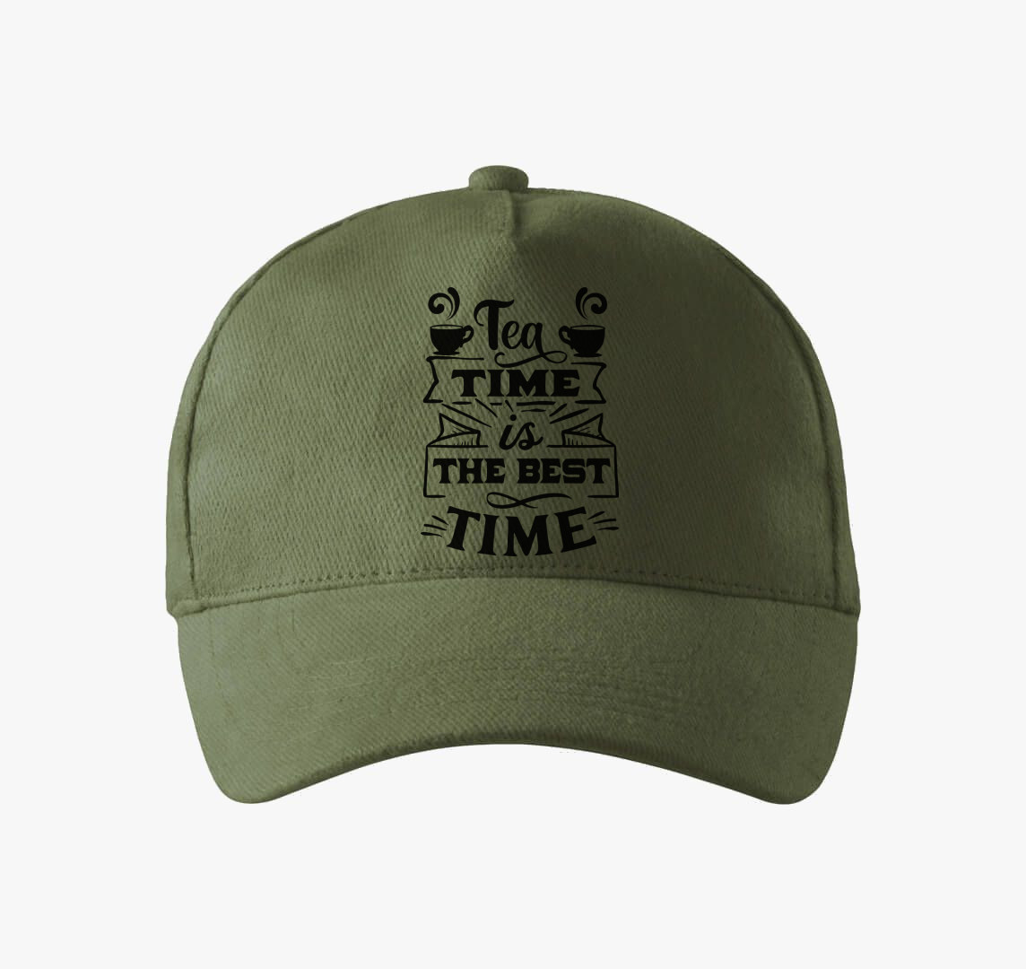 Tea time best baseball sapka — Khaki