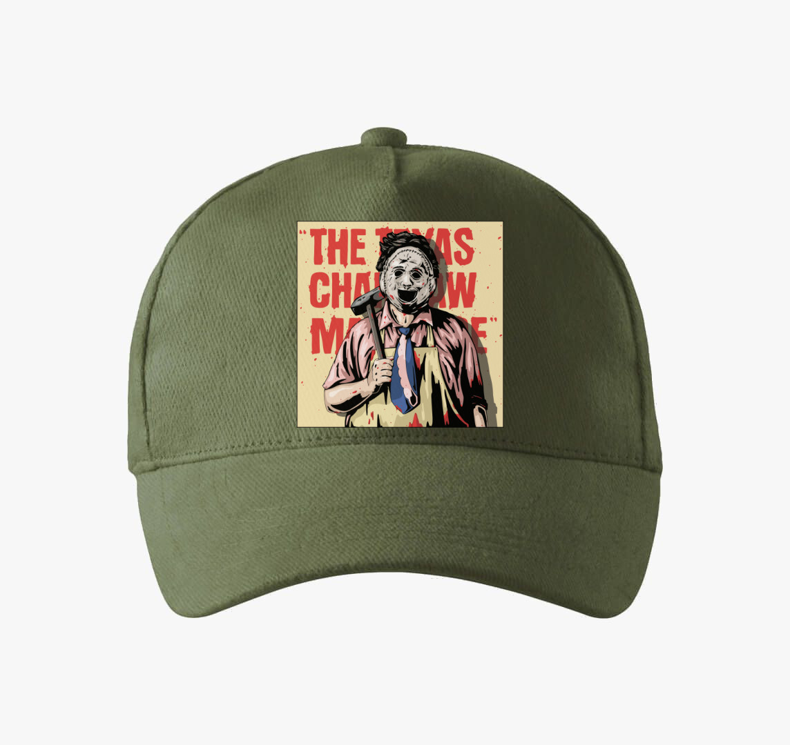 Texasi láncfűrészes baseball sapka — Khaki