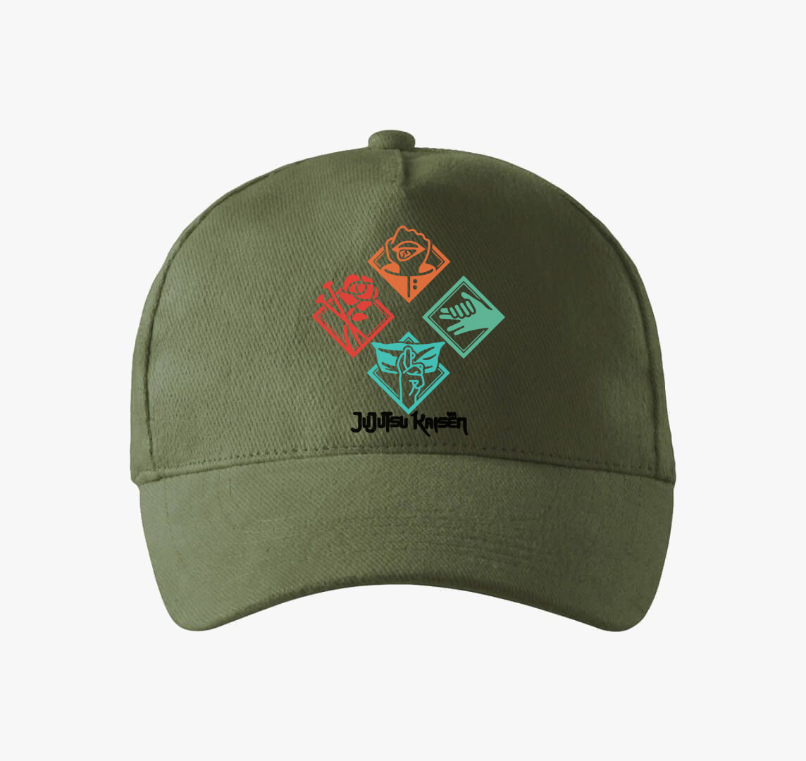 Jujutsu Kaisen baseball sapka — Khaki