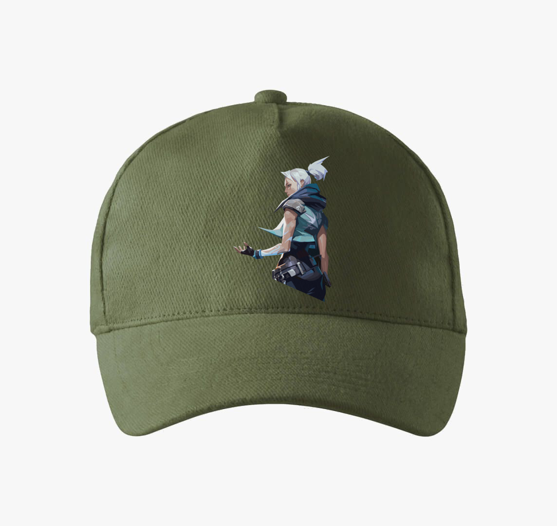 Valorant Jett Agent baseball sapka — Khaki