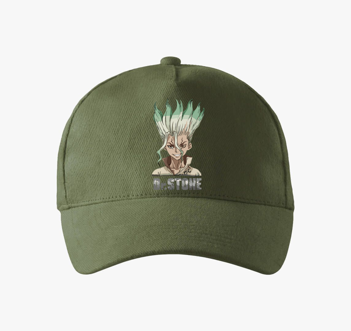 Dr Stone baseball sapka — Khaki