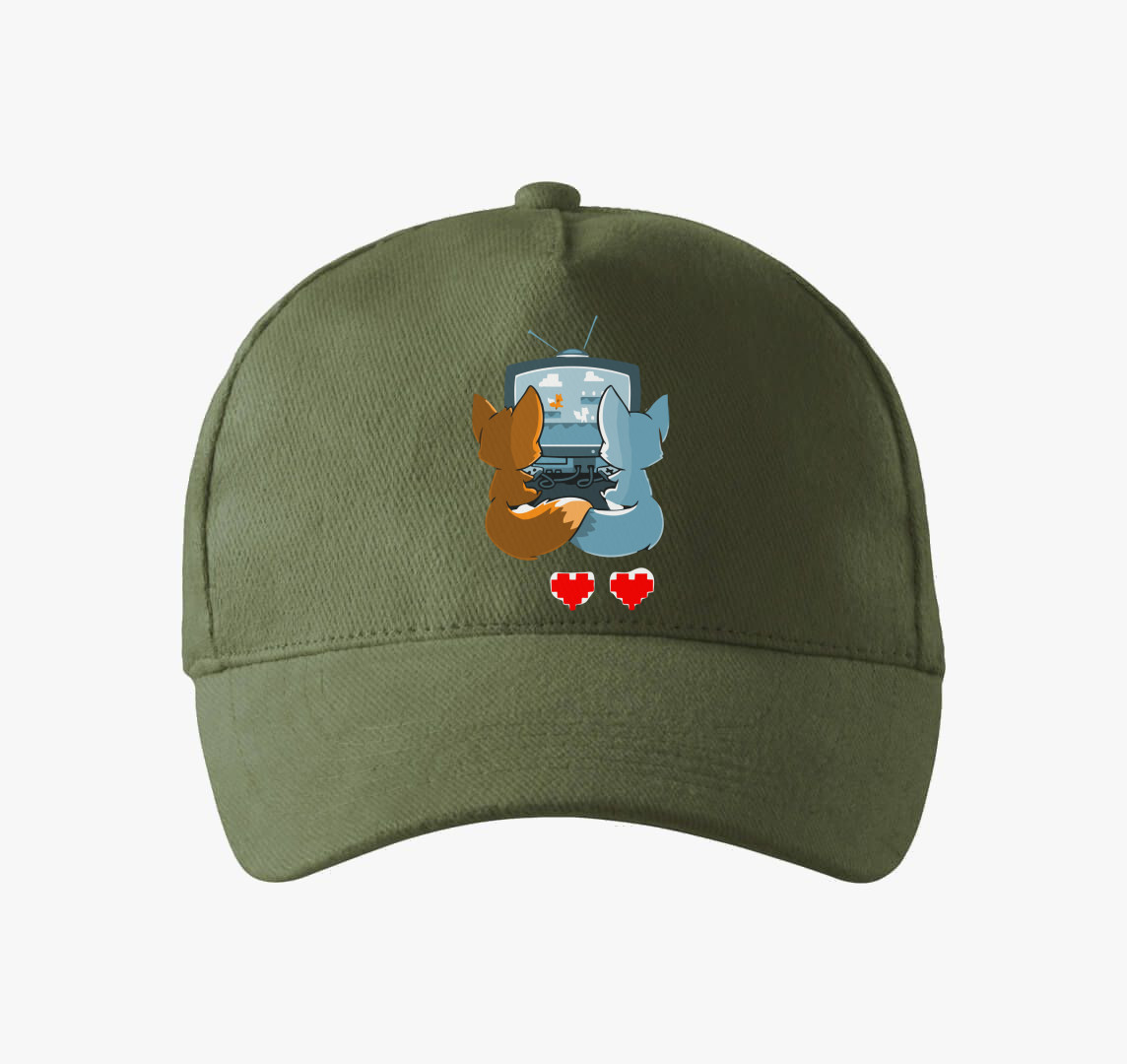 Multiplayer love baseball sapka — Khaki