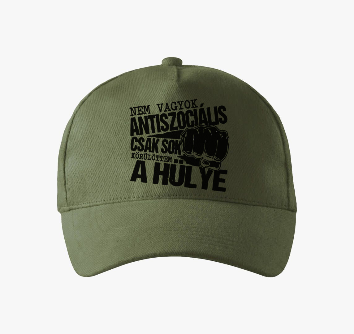 Nem vagyok antiszociális baseball sapka — Khaki