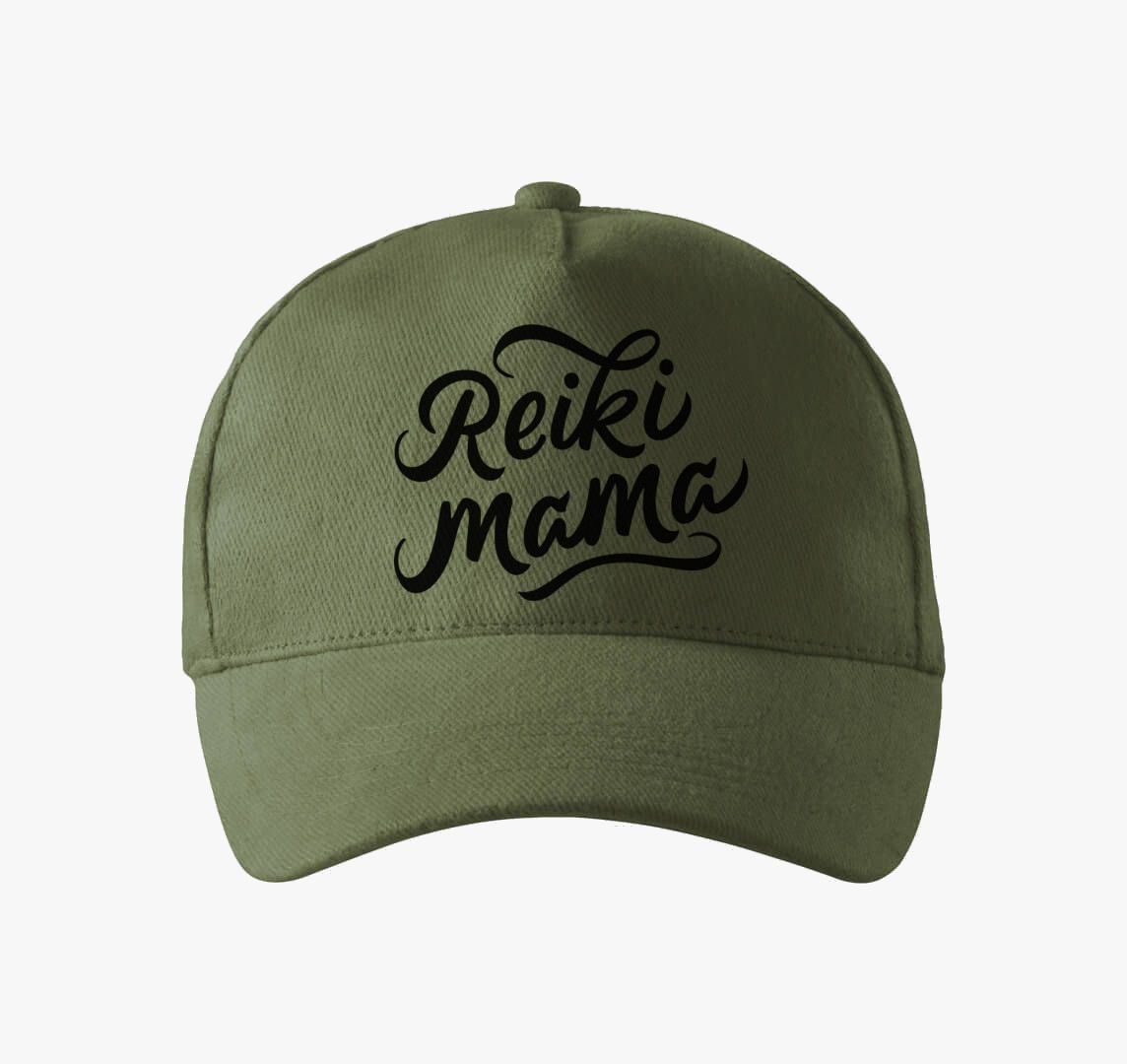 Reiki Mama baseball sapka — Khaki