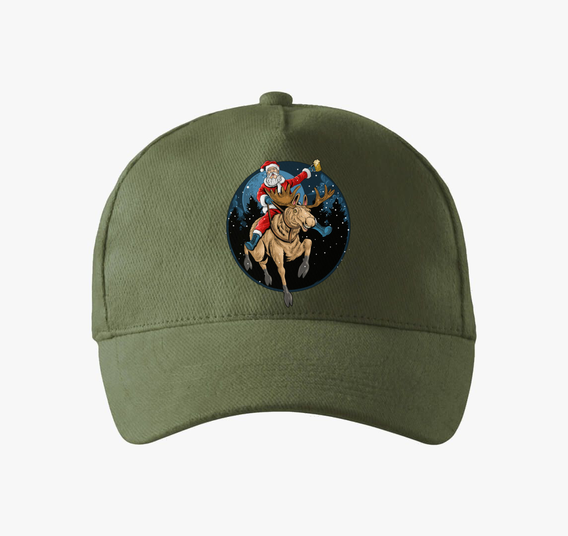 Menő Mikulás baseball sapka — Khaki