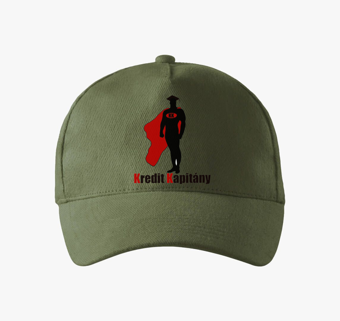 Kredit kapitány logós baseball sapka — Khaki