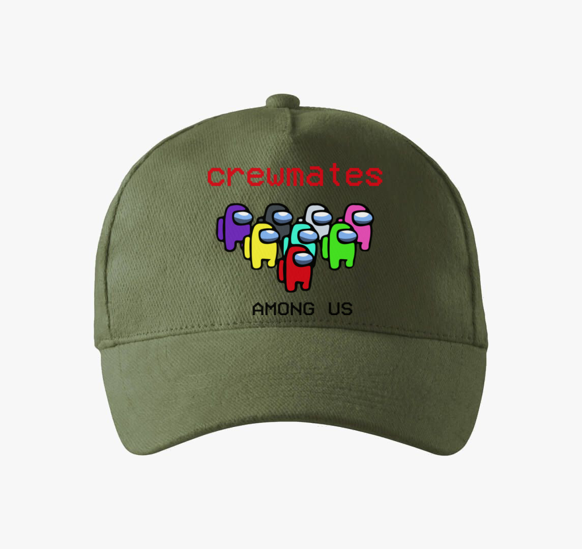 Among Us crewmates 2 baseball sapka — Khaki