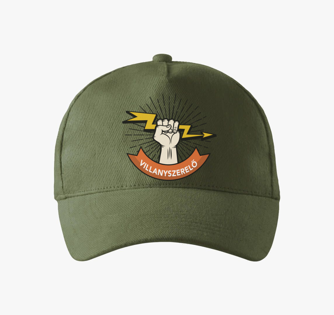 Villanyszerelőknek baseball sapka — Khaki