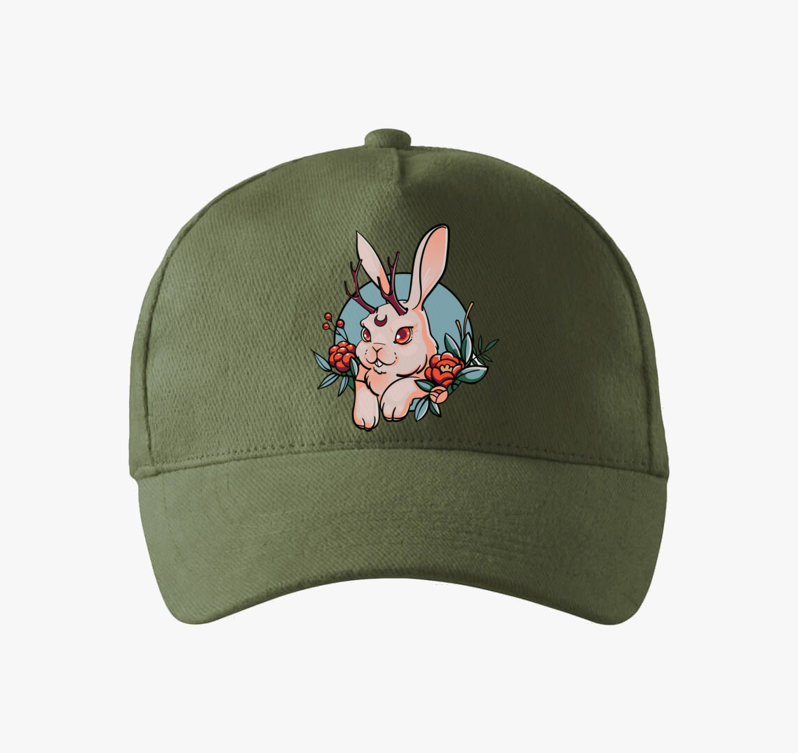 Nyuszis baseball sapka — Khaki