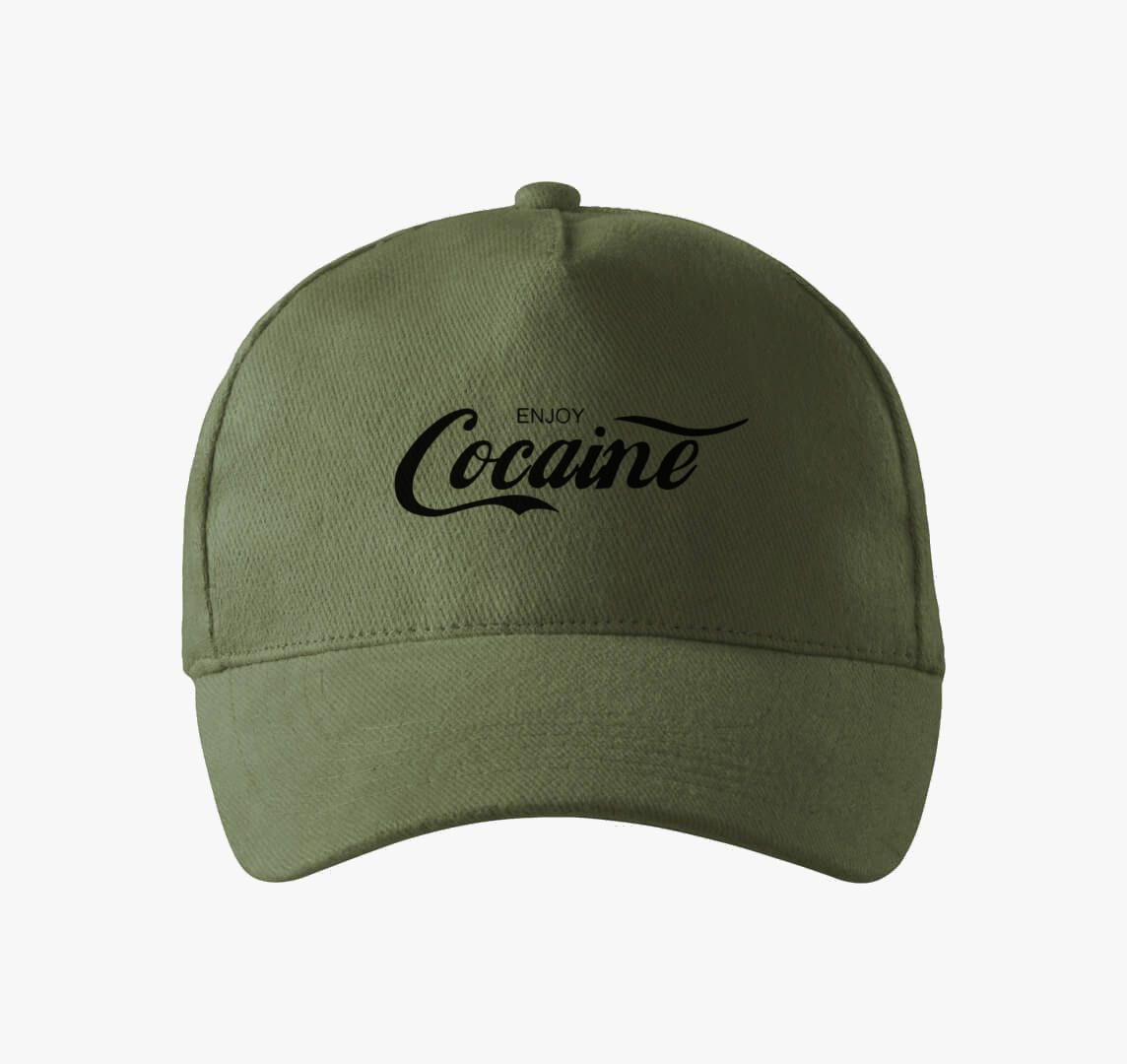 Cocaine baseball sapka — Khaki