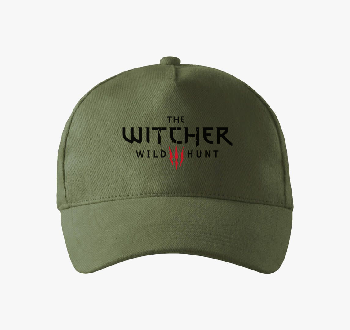 Witcher Wild Hunt baseball sapka — Khaki