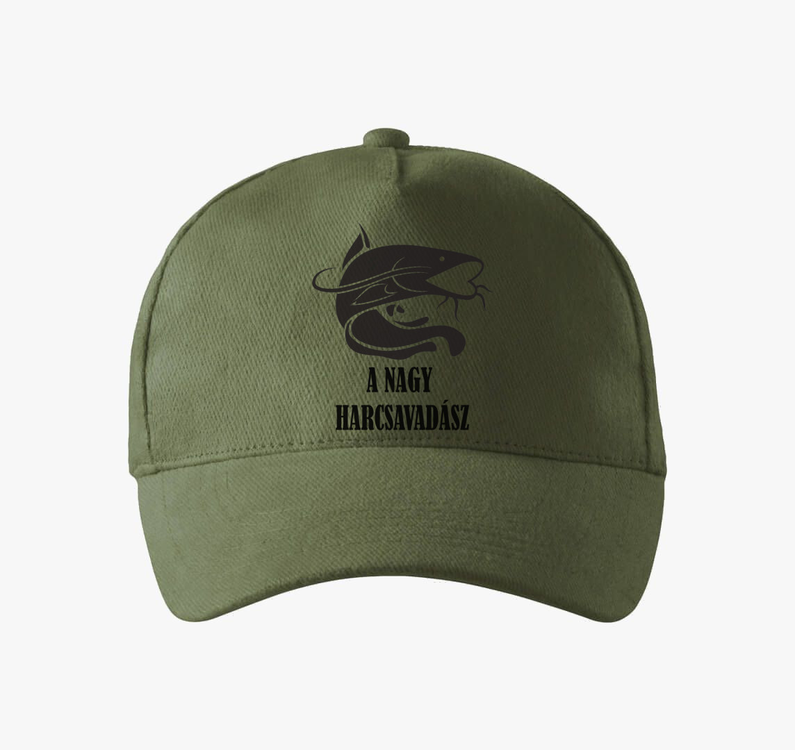 Harcsavadász baseball sapka — Khaki