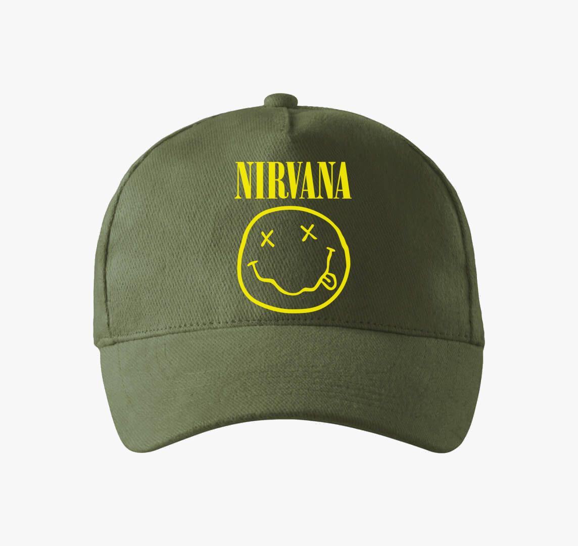 Nirvana baseball sapka — Khaki