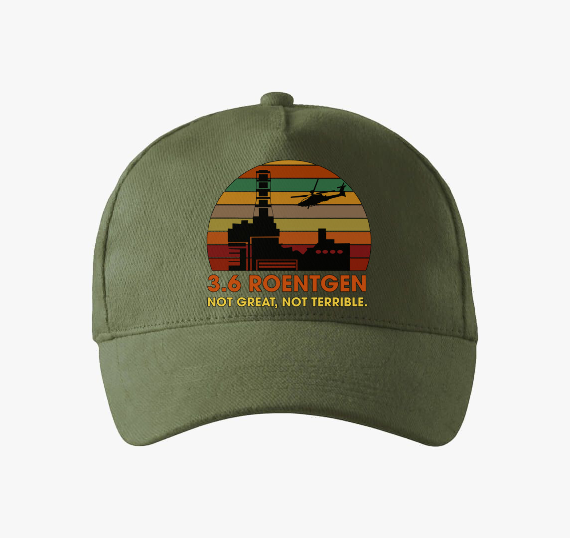Chernobyl 3.6 Roentgen baseball sapka — Khaki