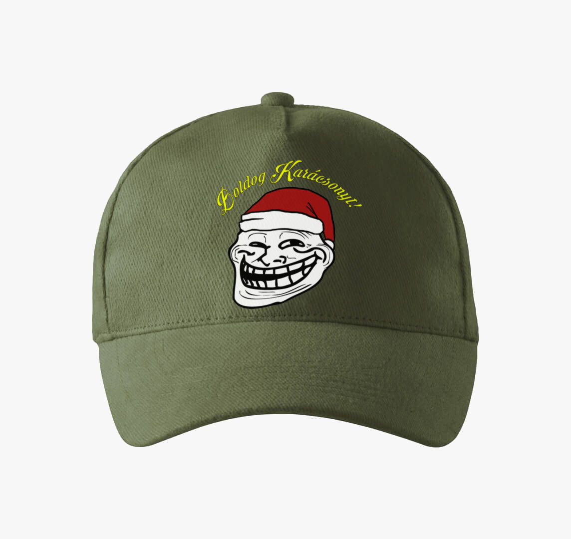 Boldog karácsonyt! Trololo baseball sapka — Khaki